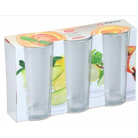 Bicchiere Alpina 270ml ã˜6,5x13,5cm set da 3 pezzi