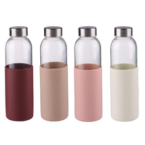 Borraccia in vetro da 500 ml con coperchio