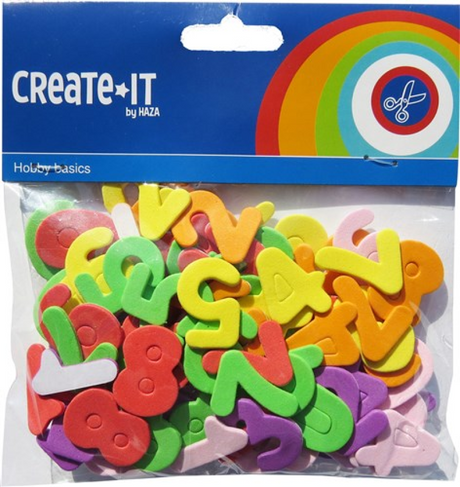 Crea-it figure in schiuma 100 pezzi