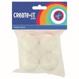 Crealo palline di polistirolo 4,5 cm 4 pezzi