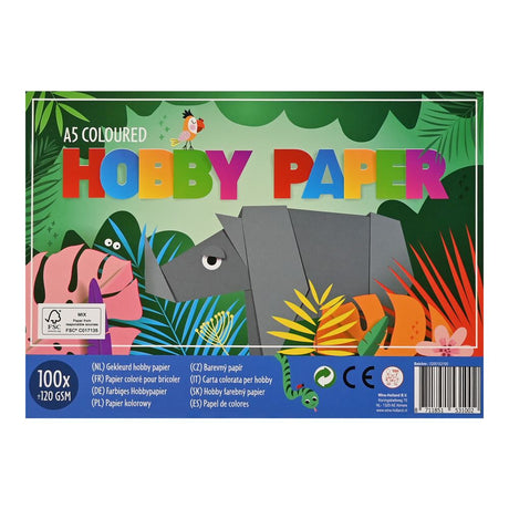 Carta hobby colorata A5 (100 x 120 g/m²)