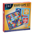 Gioco da tavolo 2 in 1. tavola d'oca e uomo peggio