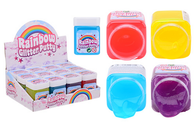 Slime glitterato arcobaleno Johntoy