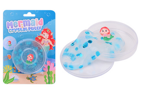 Johntoy Mermaid Crystal Putty con sirena