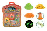 Johntoy Dino World 3 uova di melma con dinosauro che si illumina al buio