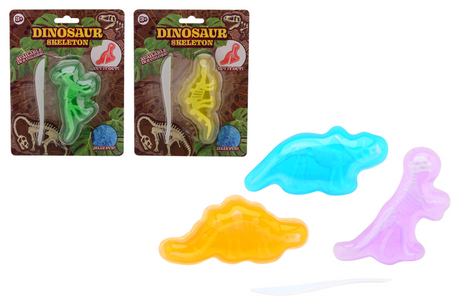 Johntoy ritaglia lo scheletro di melma di dinosauro