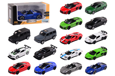 Auto supercar con licenza Johntoy Absolute Motors in scala circa 1:42 - 14x6,5x7 cm