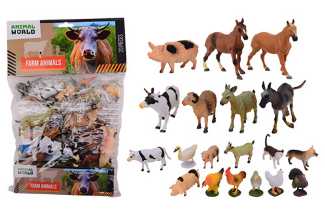 Johntoy Farm Animals, 20 °.