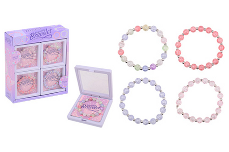 Johntoy Bracciale John Toy in espositore, 4 assortiti