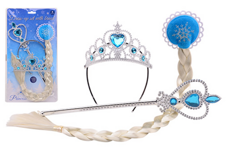 Fermaglio per capelli John Toy Ice Princess con accessori su cartoncino