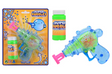 Pistola per bolle Johntoy - macchina per bolle - soffiatore di bolle - con ricarica - giocattoli - plastica - blu - verde - rosa