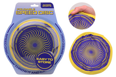 Johntoy outdoor sports vouwbare frisbee op kaart
