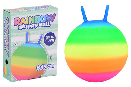 Johntoy divertente all'aria aperta palla arcobaleno Skippy 45 cm. 3