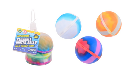 Sfere magnetiche riutilizzabili Johntoy aquafun, 3 pezzi.