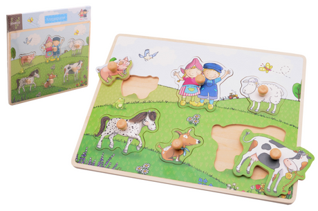 Johntoy fien teun puzzle con pulsanti. 2+