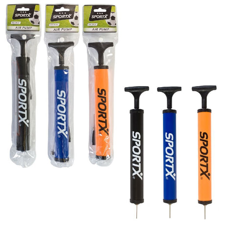 Pompa per palline Sportx con adattatore e ago in metallo 30 cm