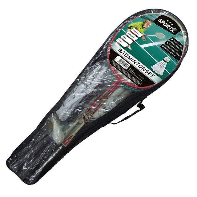 Set da badminton Sportx da 18 pezzi