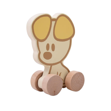 Woezel e Pip Rubo Toys figure con ruote in legno per bambini assortite