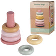 Rubo Toys piccoli anelli olandesi impilabili rosa