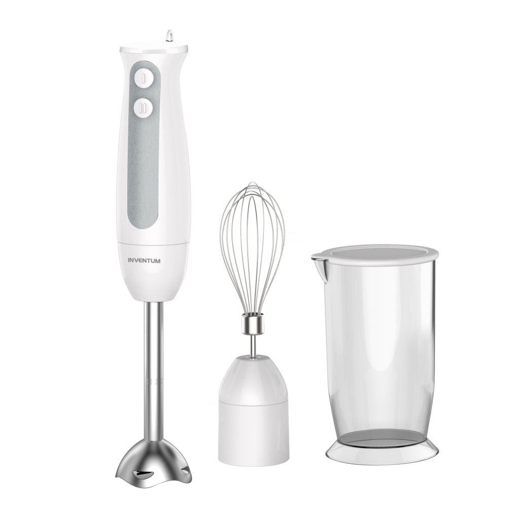 Set frullatore a immersione Inventum mx201s 400w acciaio inossidabile bianco