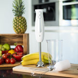 Set frullatore a immersione Inventum mx201s 400w acciaio inossidabile bianco