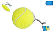 Mega tennisball, 24 cm