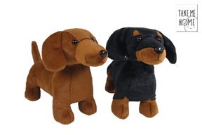 Portami a casa peluche bassotto peluche cane 33 cm.