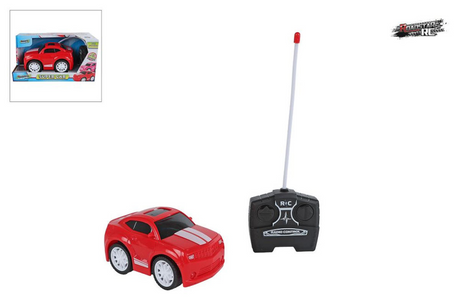 Auto radiocomandata Roadstar 27 MHz rossa 13,5 cm