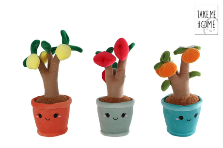 Portami a casa peluche albero da frutto pianta coccolosa 28 cm giocattoli colorati.