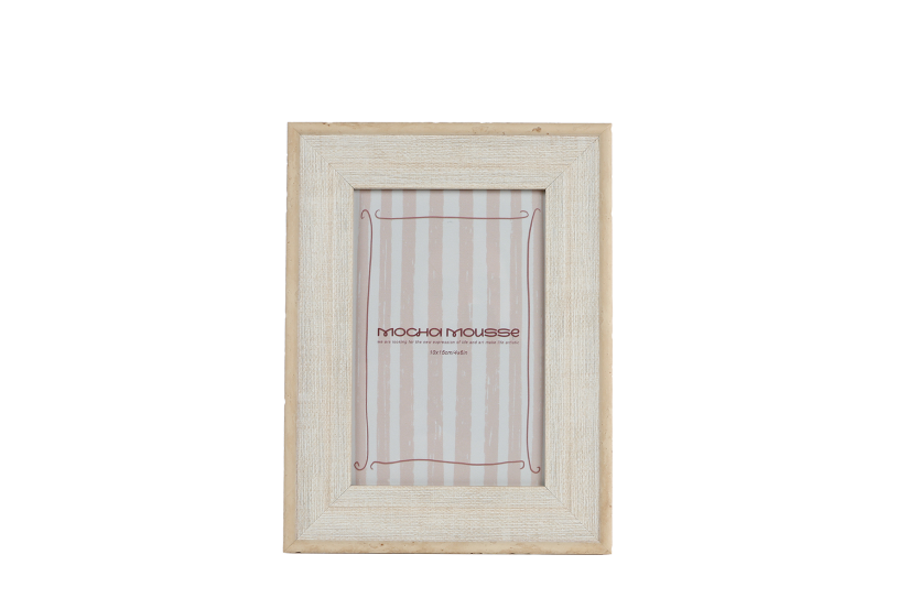 Fotolijst kaat (10x15) oud wit polystone 16x21x2cm