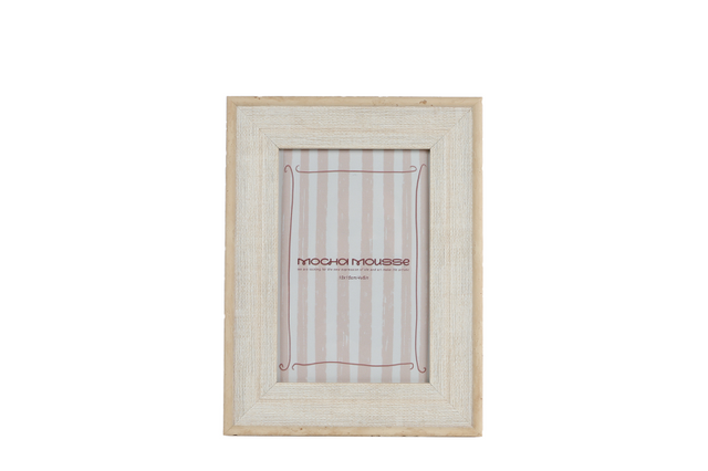 Fotolijst kaat (10x15) oud wit polystone 16x21x2cm