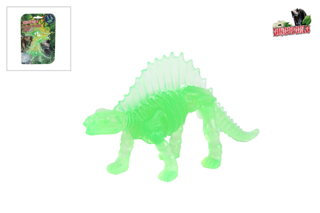 Dinoworld dinosauro 3D che si illumina al buio - 3 pz.