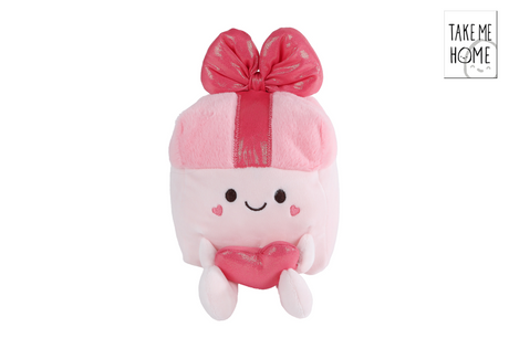 Vedes peluche regalo 19,5 cm - morbido peluche a forma di cuore.
