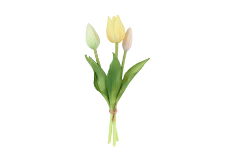 Fiore artificiale tulipano olandese sally 3x misto 25 cm