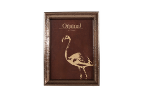 Fotolijst flamingo 13x18cm polystone - goud