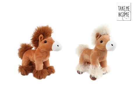 Portami a casa peluche cavallo in piedi - 20 cm