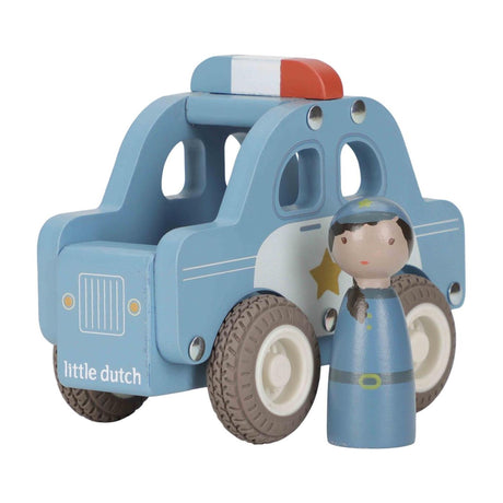 Piccola auto della polizia olandese con pegdoll FSC