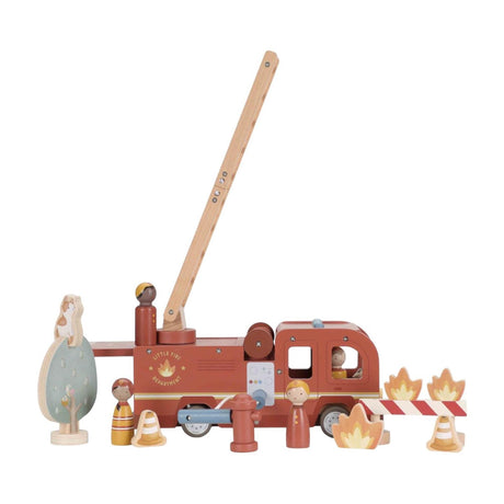 Piccolo camion dei pompieri olandese con pegdoll