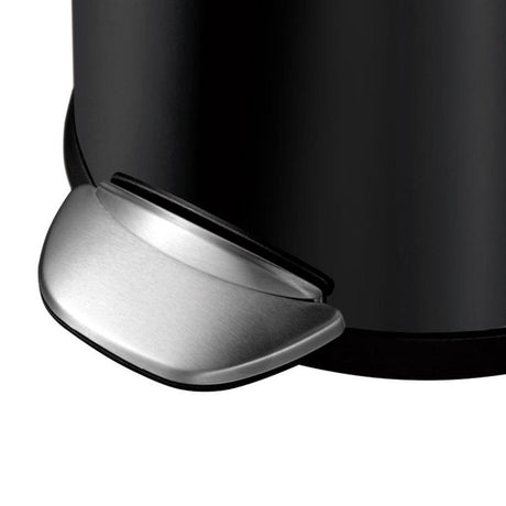 Pattumiera Eko Vepa Belle Deluxe pattumiera a pedale 3 l nero argento