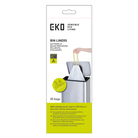 Sacca di scarto eko imposta un 24x30 pezzi 3-6 l bianco