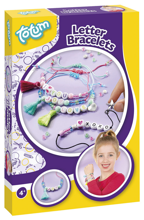 Realizzare braccialetti con lettere Totum