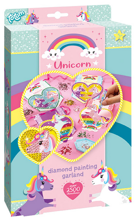 Unicorno Totum: decora la tua linea di bandiera con diamanti