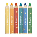Matite Little Dutch Jim corte e spesse, set da 6 pezzi
