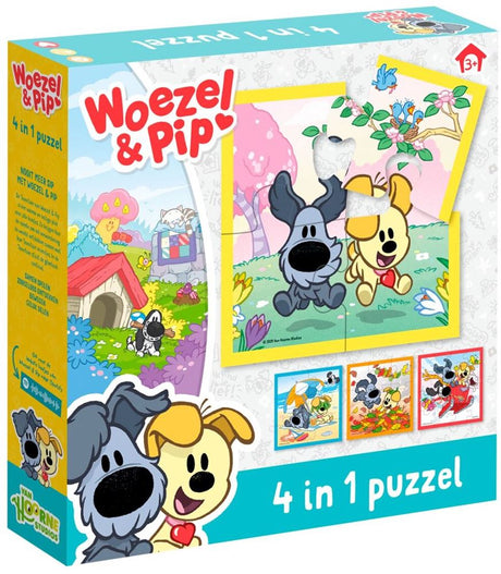 Bambolino woezel pip puzzle 4 in 1. 3+