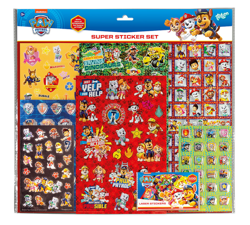 Set di super adesivi Totum - Paw Patrol
