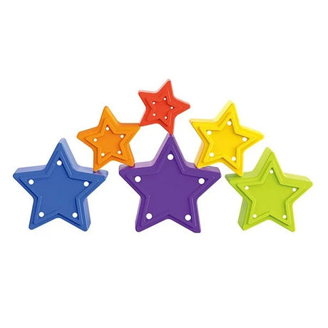 Toi-toys stelline torre impilabile stella 6 pezzi