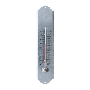 Termometro a parete di design Esschert 30 cm Schrootzink Oz10
