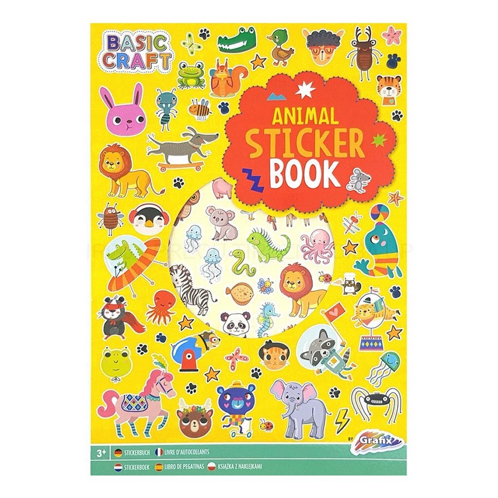 Libro di adesivi Grafix A4