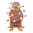Engelhart puzzle in legno misterioso a3 - orso