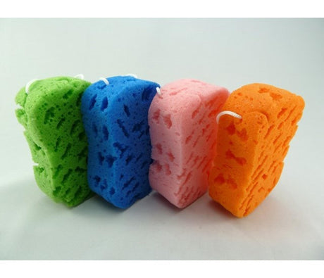 Spugna da bagno Aro houseware con cordino 15x9x5 cm